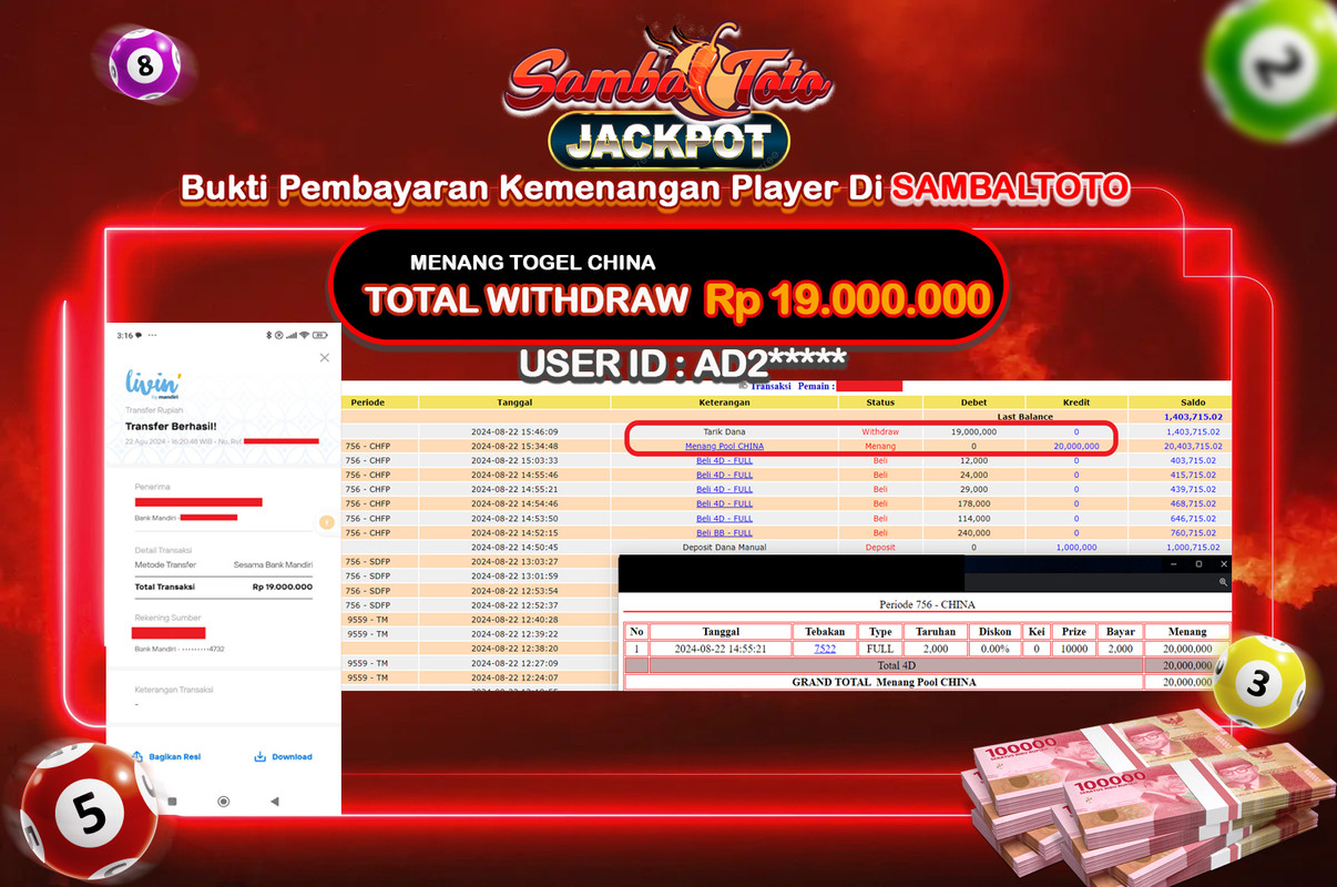 Bukti JP ( 22 Agustus 2024 ) Lunas Rp 19.000.000,-