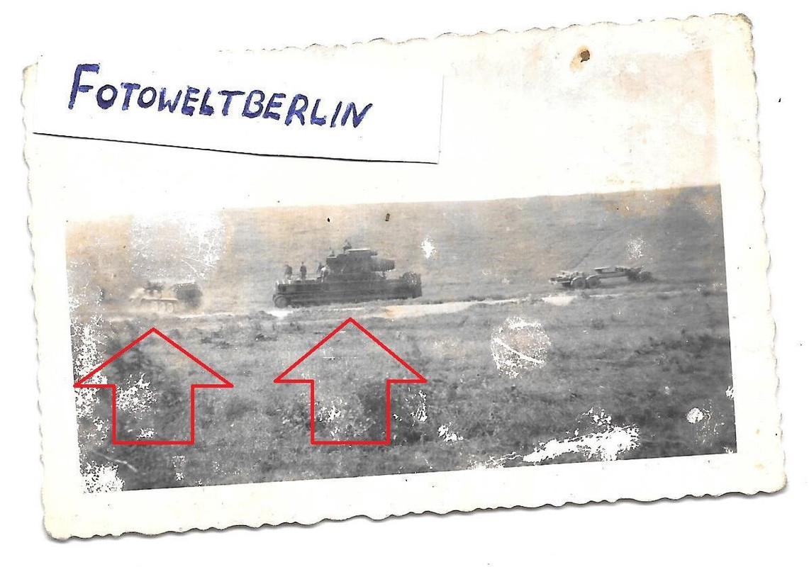 Foto 1943 Krim 60 cm MÖRSER THOR in Stellung   Halbkette Schlepp