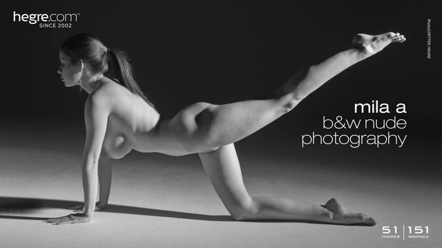 Mila A - B&W nude photography 2023-02-22