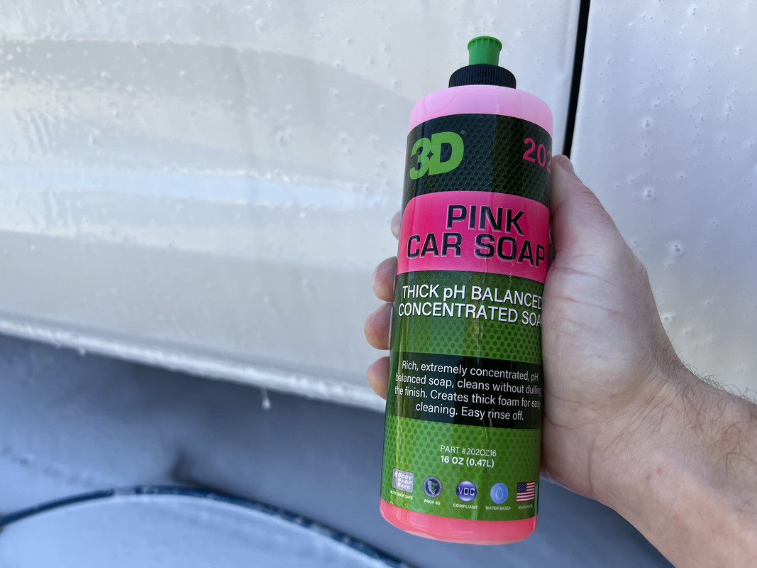 3D Pink Car Soap 16 oz Car
