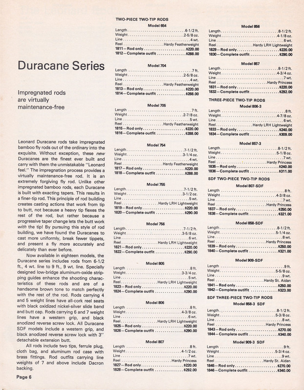 CATALOG - 1976 (Sping) H L LEONARD ROD CO (Duracane 1)