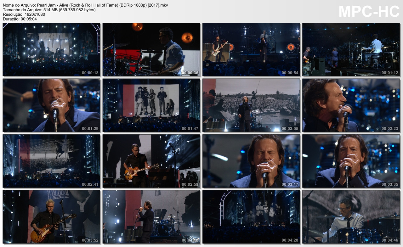 Pearl Jam - Alive (Rock & Roll Hall of Fame) (BDRip 1080p) [2017]