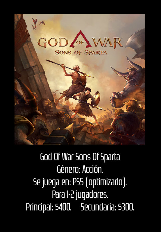 God Of War Sons Of Sparta