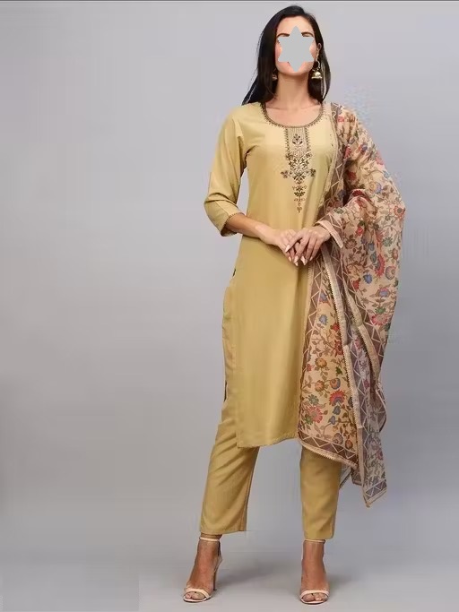 Trendy Dupatta Sets for womens and girls Color 1 (KS148)