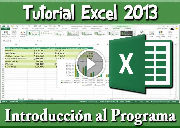 Excel 2013 Tutorial Introducción al Programa en Español