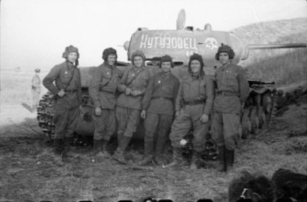 Танковый экипаж Кутузовец, отличившийся в боях под Сталинградом 