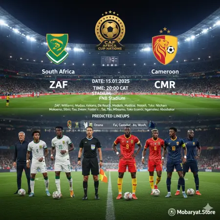 South Africa vs Cameroon AFCON 2025 Round of 16 live stream