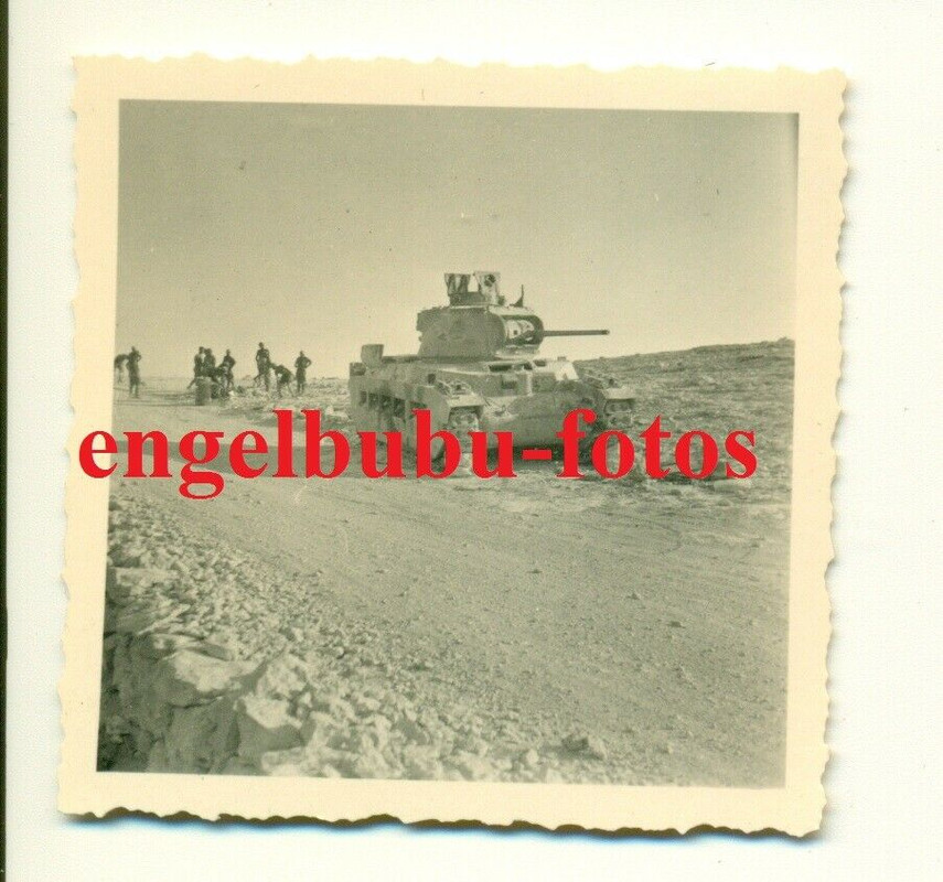 FOTO - PANZER - AFRIKA - englischer MARK II - Wüste Afrika - Ave