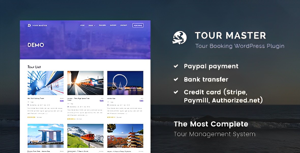 Tour Master – Tour Booking, Travel, Hotel WordPress Plugin