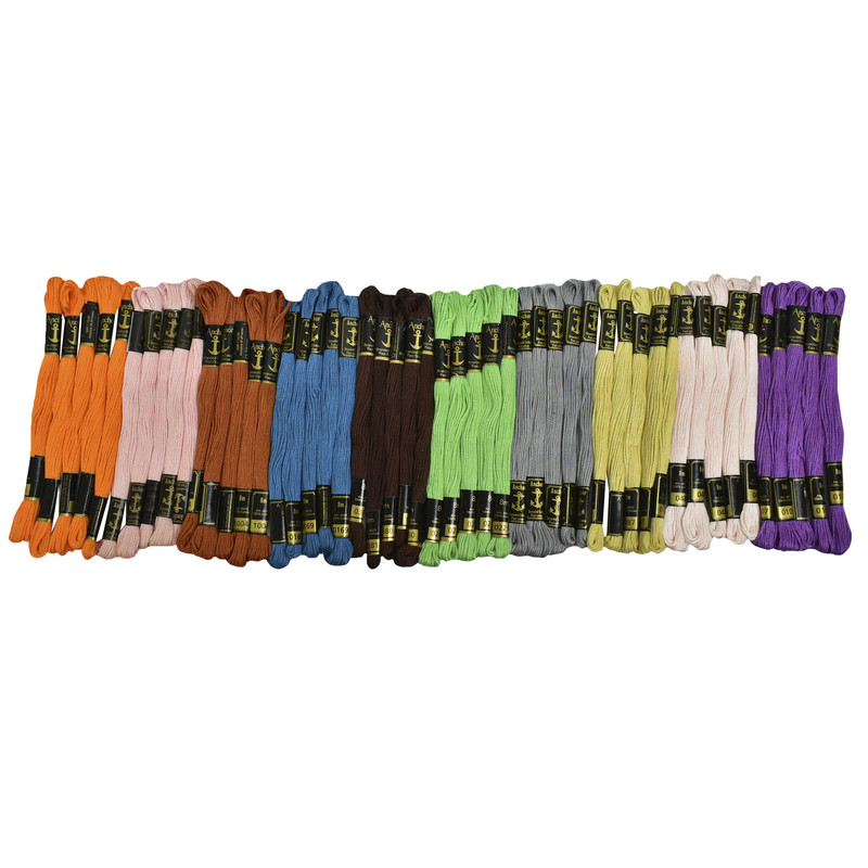 Anchor Thread Beautiful Carft Hand Knitting Cotton Cross Stitch Floss 50 Skenis - Picture 11 of 14