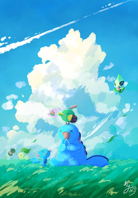 chikorita-celebi-wooper-quagsire-and-nat