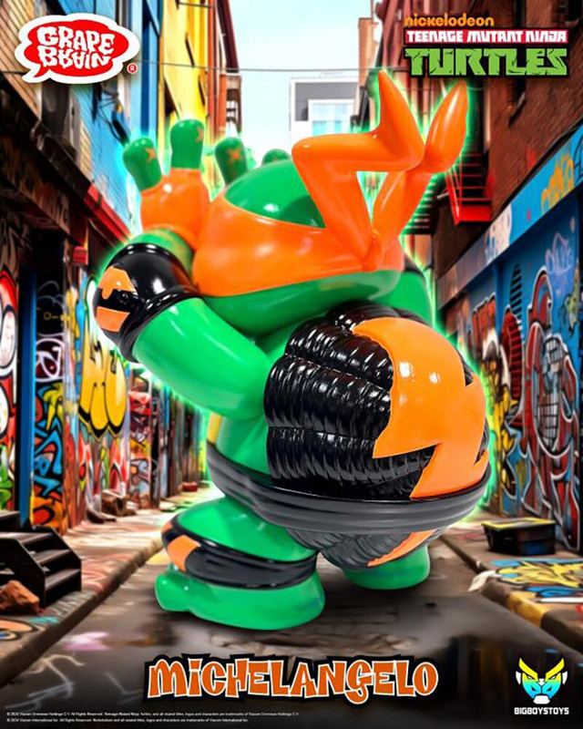 U*y様 GRAPE BRAIN　TMNT　タートルズ　ミケランジェロ　ソフビ U*y様 GRAPE BRAIN TMNT タートルズ ミケランジェロ ソフビ Teenage