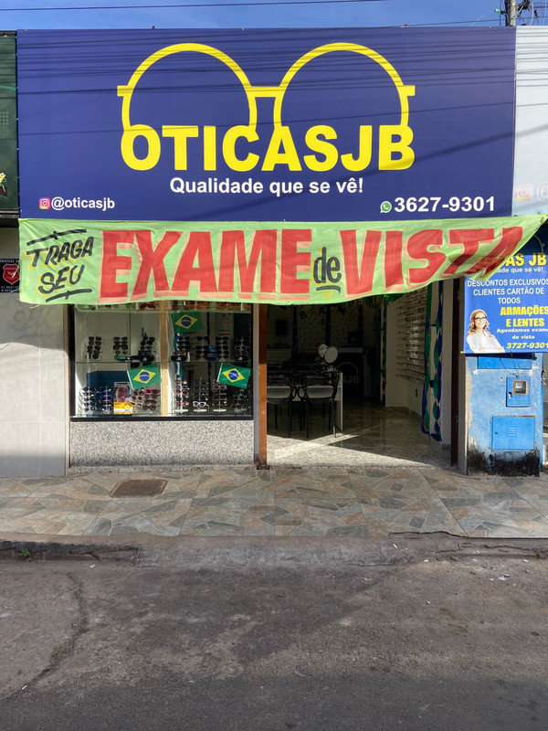 Fachada Óticas JB Etapa A Matriz