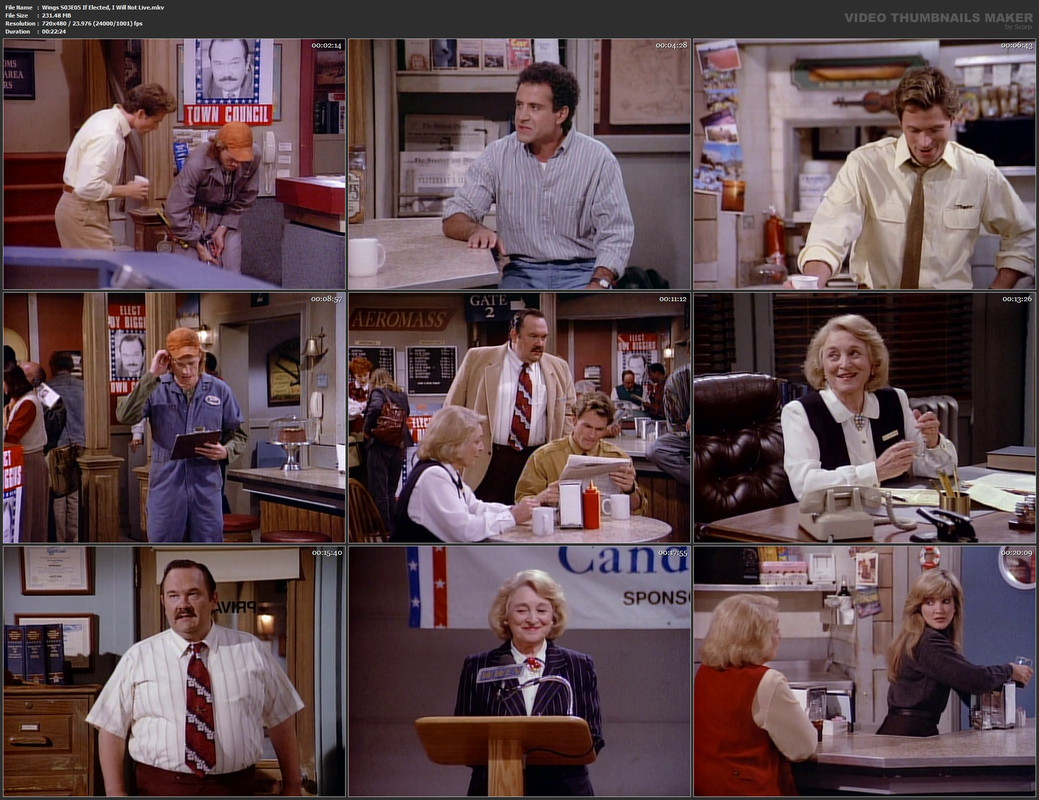 Wings S03E05 If Elected, I Will Not Live.mkv