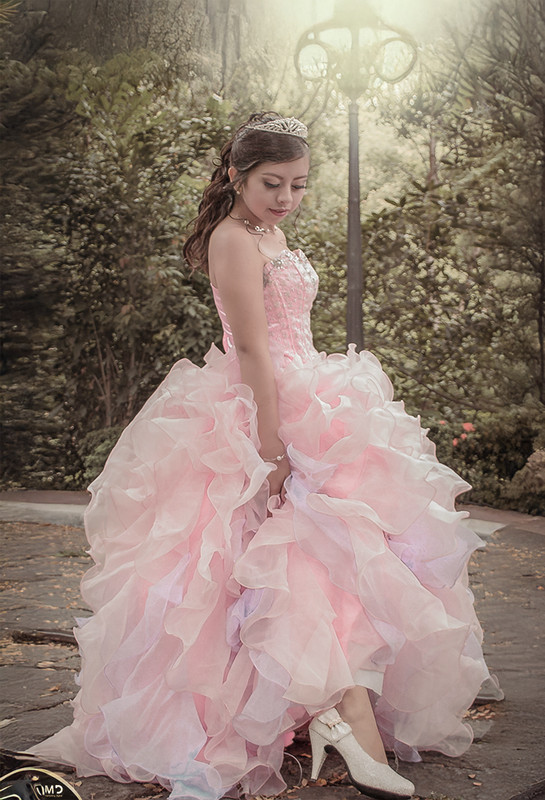 Retrato fine art de quinceañera