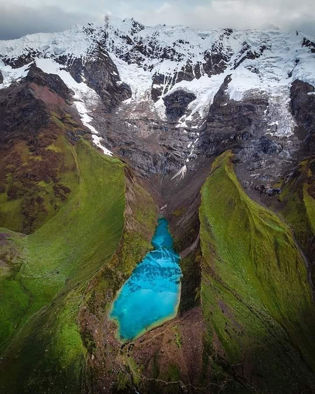 Perú💓🇵🇪 inLaguna Humantay Lake Cusco.  naturaleza 