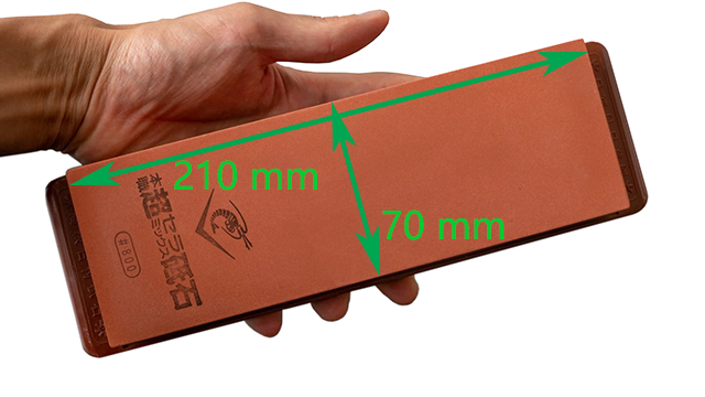 Naniwa Chosera довжина та ширина точильного каменя