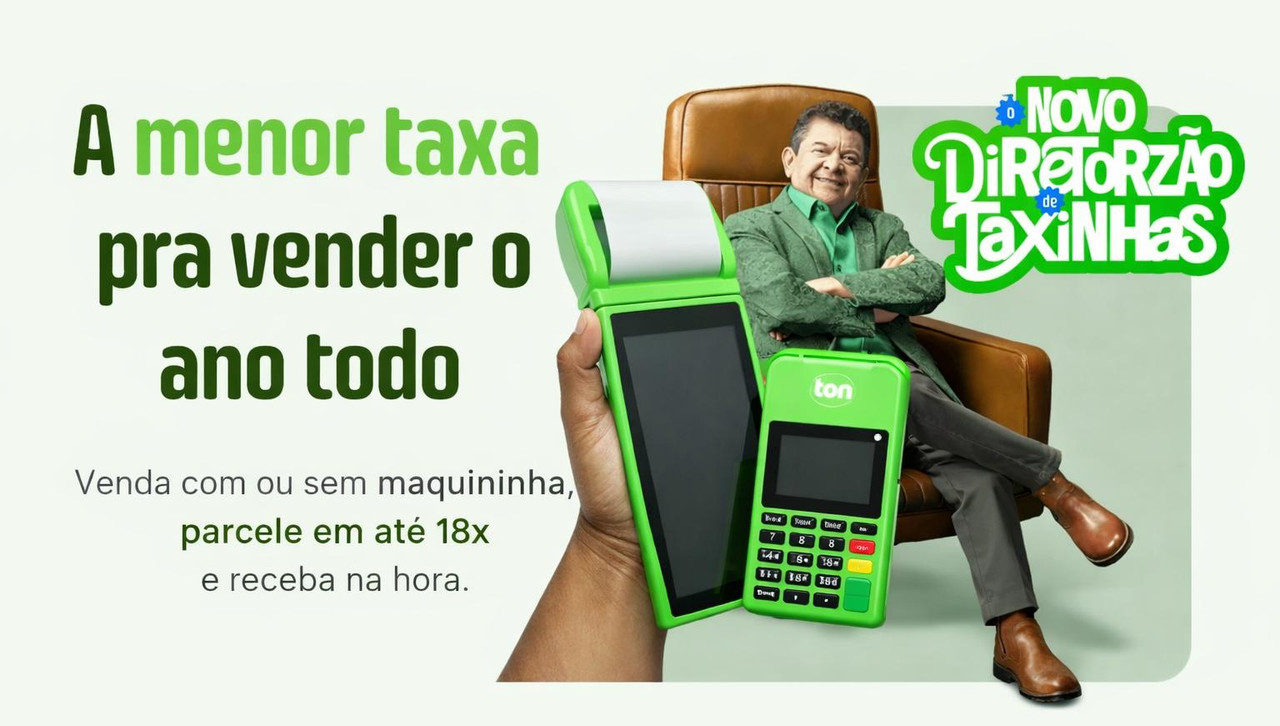 Promoção Maquininha Ton