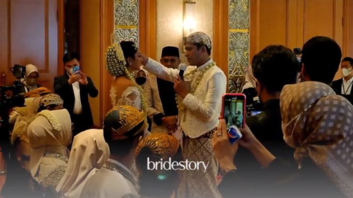 Foto pernikahan Glenca Chysara dan Rendi Jhon 