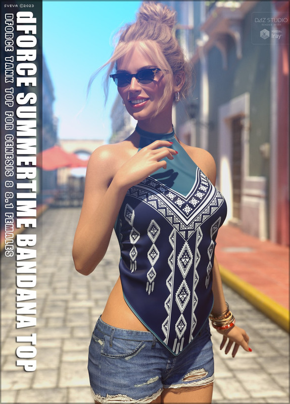 dForce Summertime Bandana Top-G8F