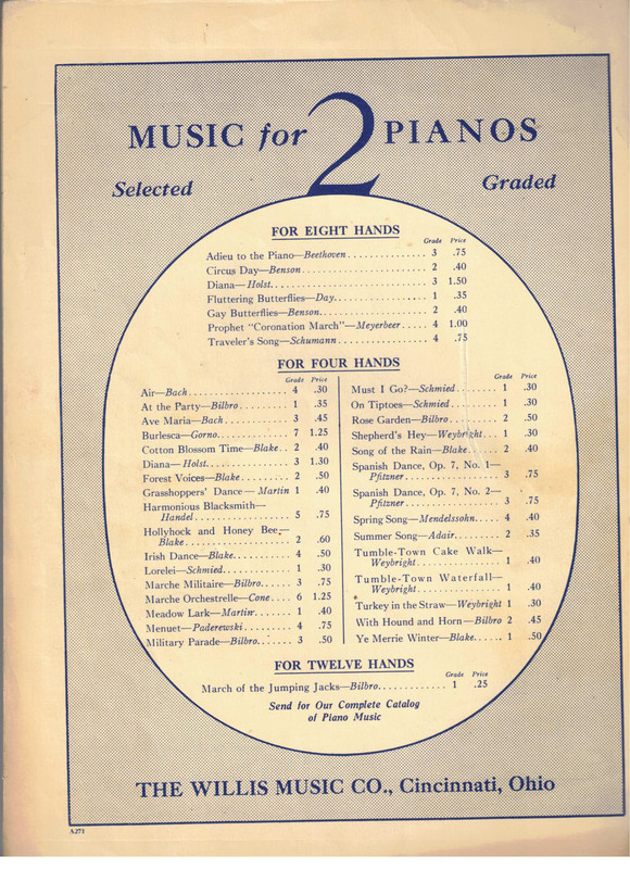 Music for 2 Pianos