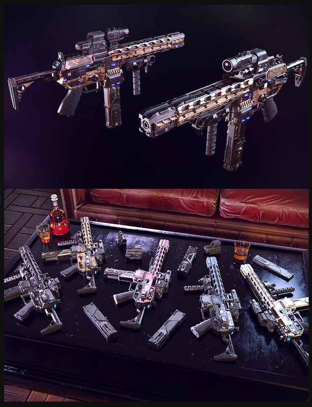 Cyberpunk SMG Cyberpunk SMG