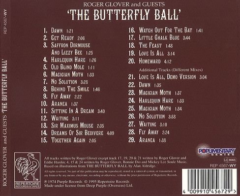 Roger Glover & Guests - The Butterfly Ball and The Grasshopper's Feast (1974) [Reissue 1995] Lossless+MP3
