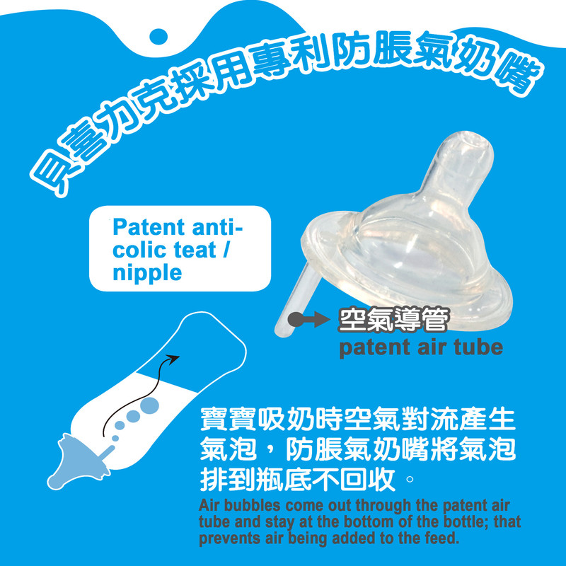 Basilic Standard Anti-Colic Teat (Medium) - 1 Piece