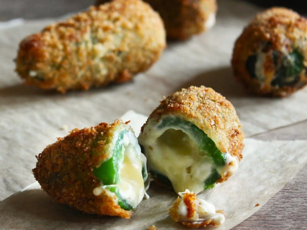 Jalapeños rellenos de queso (5 uds.)