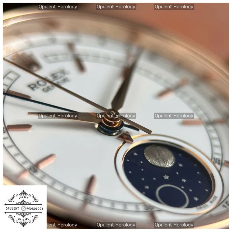 Rolex Cellini Moonphase 50535 Replica - Luxury Watch with Moonphase Display