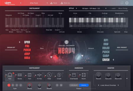 UJAM Virtual Drummer HEAVY v2.0.1