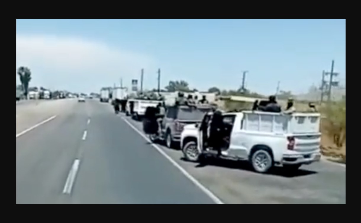 Grupo armado transitaba en Sinaloa, eran 30 hombres fuertemente armados