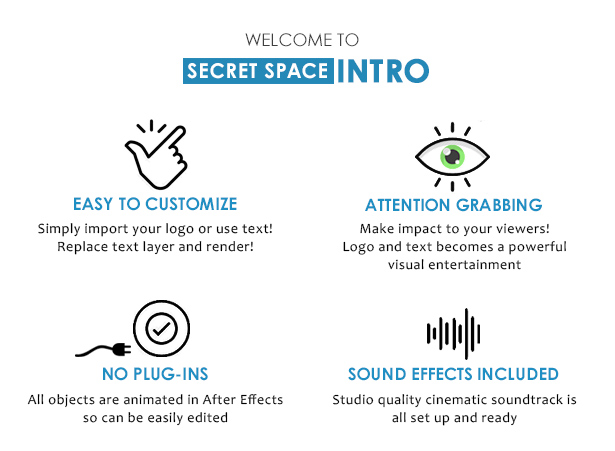 Space Intro - Alien Ufo Secrets Logo - 1