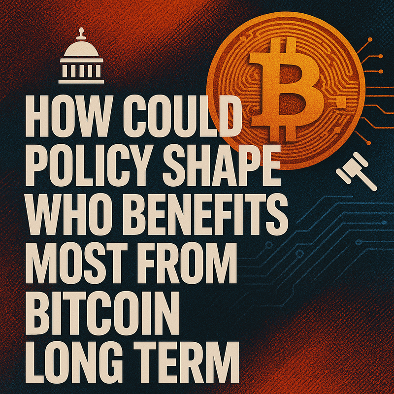How could policy shape who benefits most from Bitcoin long term