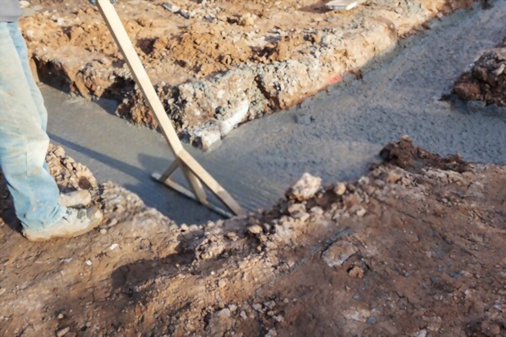 Trench footing Trench footing