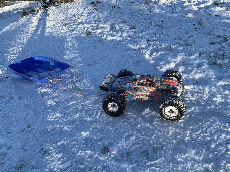 Sledge pulling duties