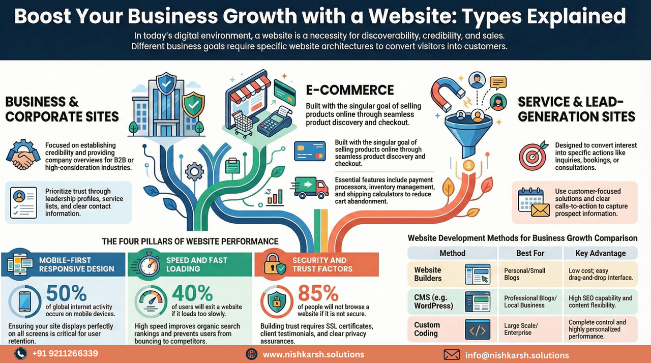Boost Your Business Growth with a Website: Types Explained