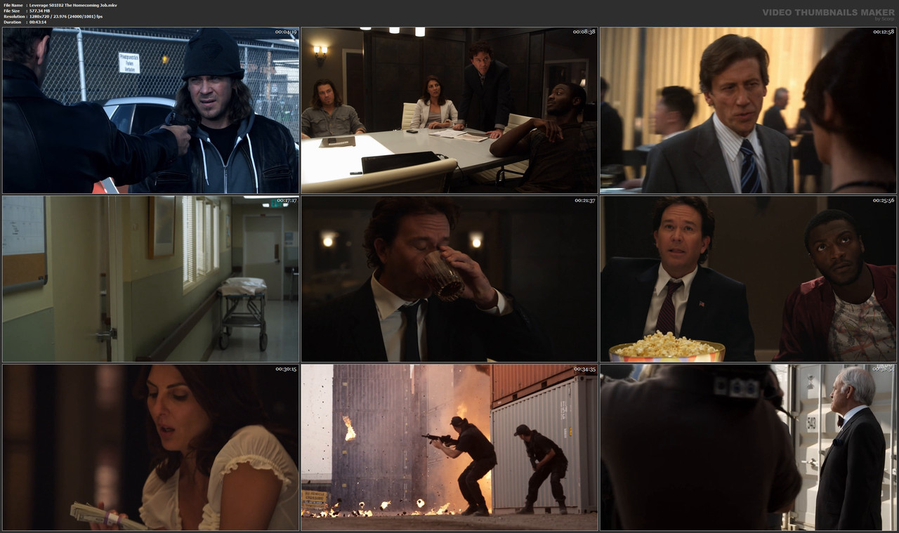 Leverage S01E02 The Homecoming Job.mkv