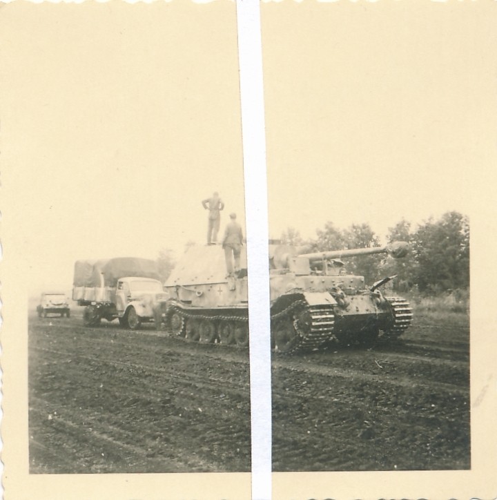 Russland schwerer Panzer Jäger Ferdinand Aufmarsch zu Zitadelle Sommer 43 (1)