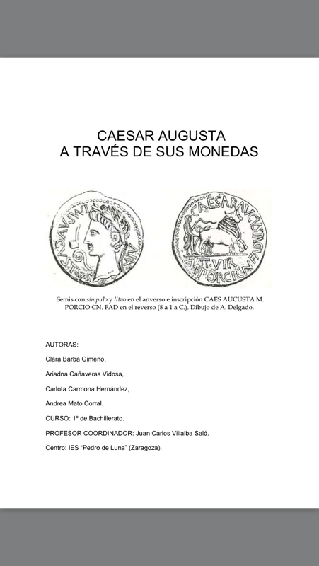 As de Caesaraugusta, tiempos de Augusto. CAESAR AVGVSTA - M PORCI CN FAD - II VIR. Sacerdote con yunta a dcha. IMG-3739