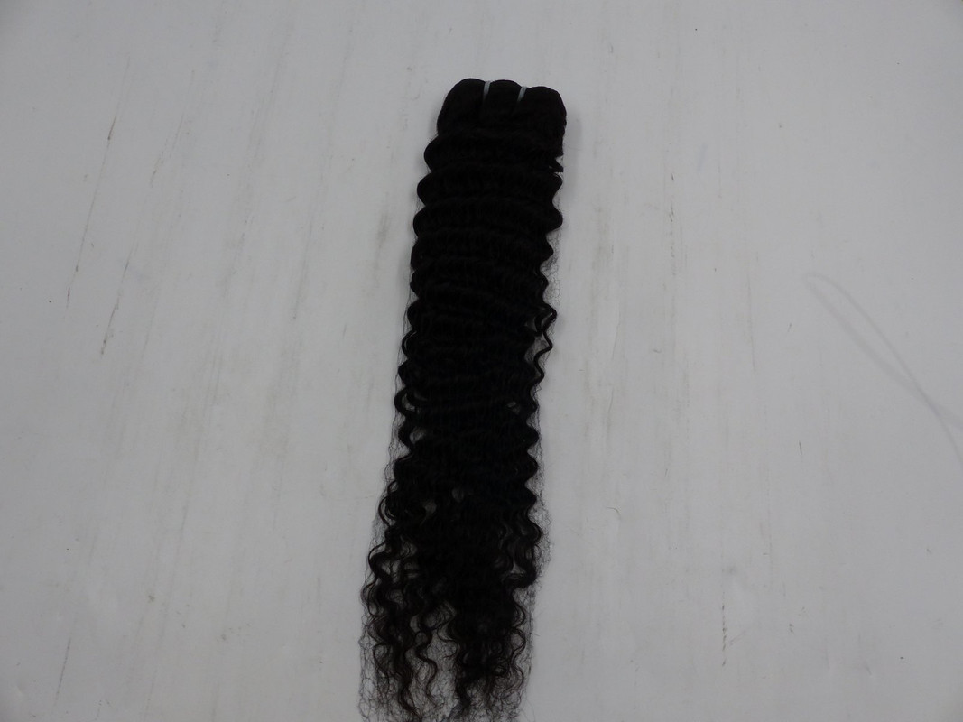 WOMENS 22"BLACK SUPER CURLY SEW IN HAIR EXTENSION WEFT