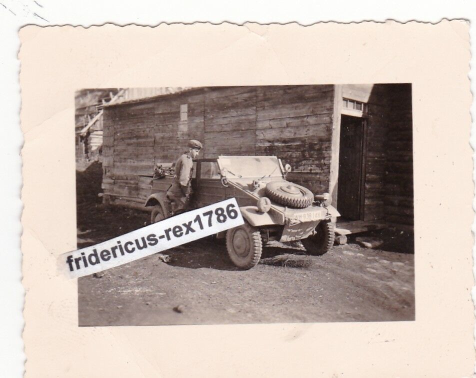 Foto Sd Kfz vw Kübel Typ 82 Fronteinsatz im Osten Kennzeichen WH