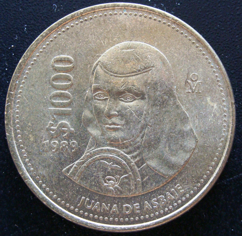 MEX. 1000 Pesos (1989) - rev