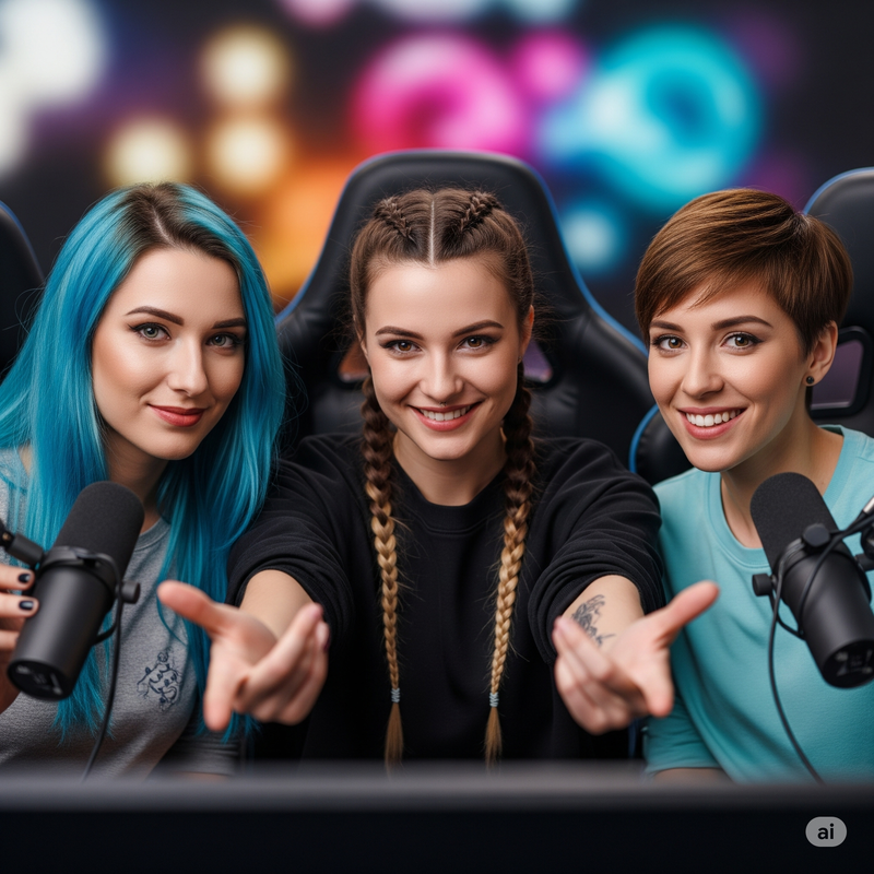 Streamers da Agência Real Live Digital