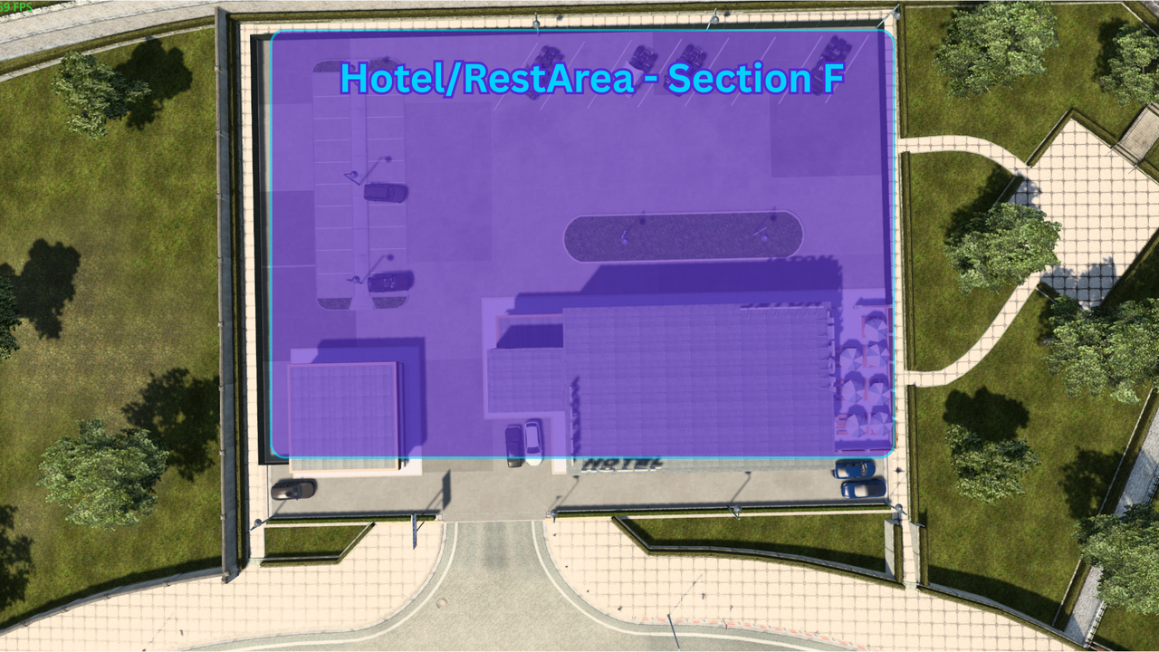 Newcastle upon Tyne Hotel/Rest Area -Section F