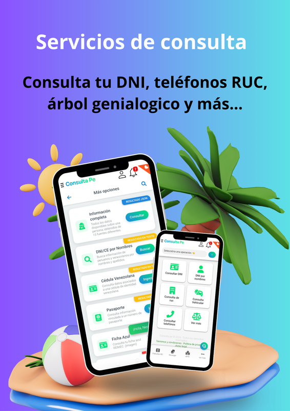 Consulta PE APK - Resultados de consulta DNI por nombres y apellidos