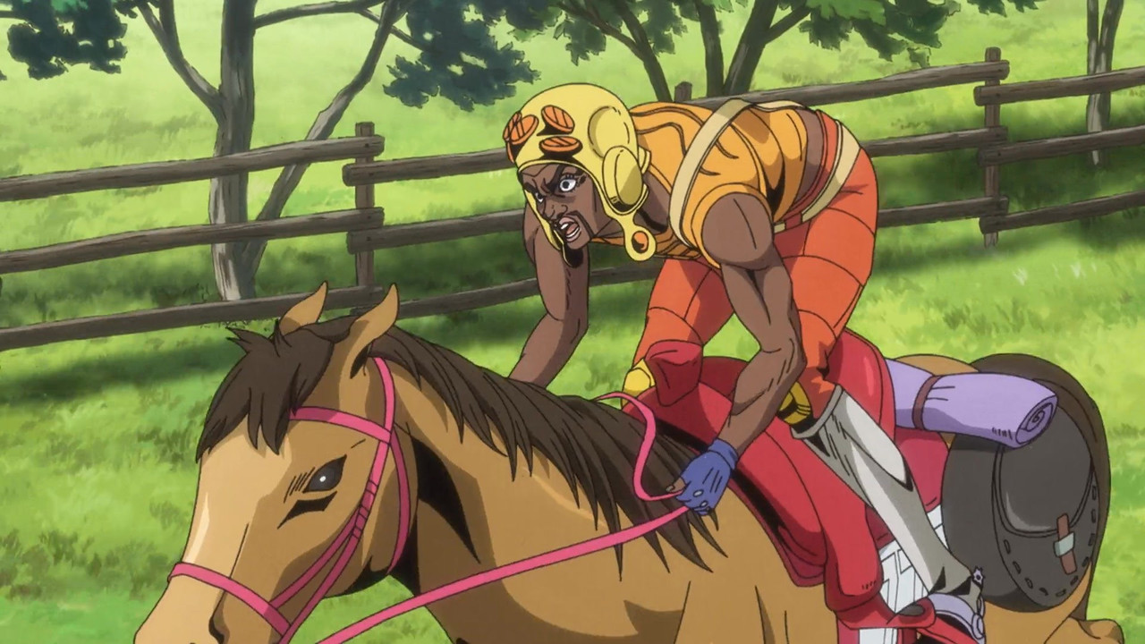 Jo Jos Bizarre Adventure 2012 S06E01 STEEL BALL RUN 1080p NF WEB DL DUAL AAC2 0 H 264 VARYG mkv 0003