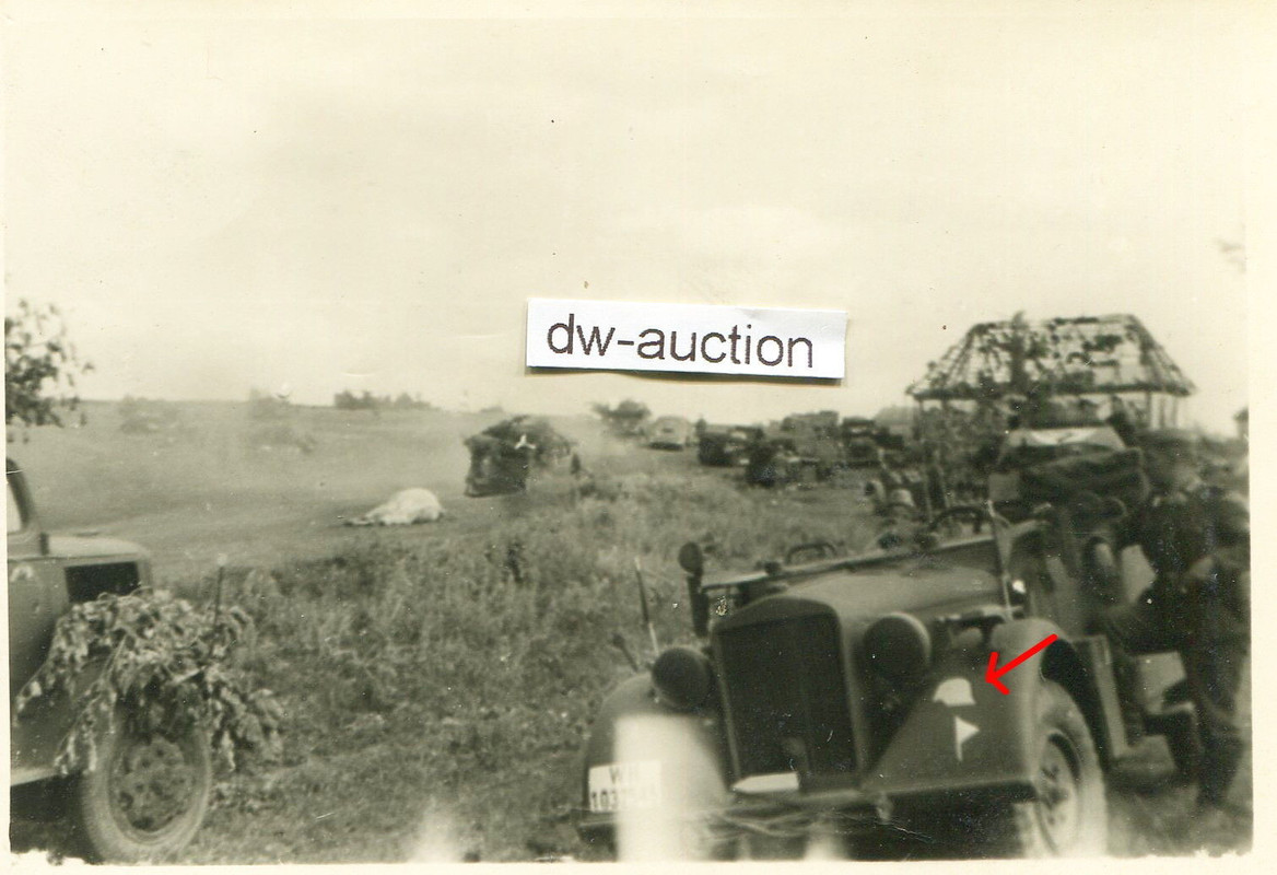 Panzer Grend. Div. GD , Fahrzeug mit Kennung weißer Stahlhelm (2)