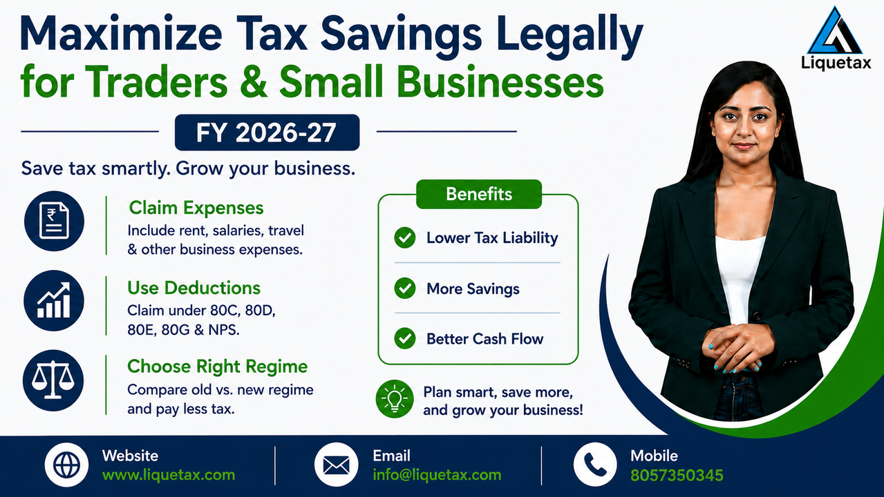Tax Saving Guide for Traders and Small Businesses