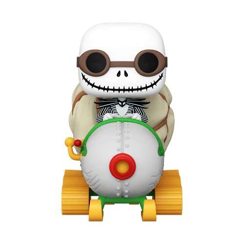 Amazon: Funko - Pop! Ride Super Deluxe: Nightmare Before Christmas - Jack and Snowmobile Figura Coleccionable, Keychain, Multicolor 
